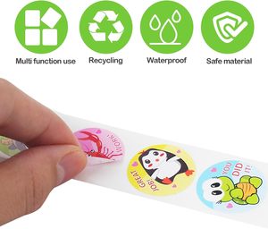 2 Rolls <b>Reward</b> <b>Stickers</b> for Kids Classroom,1000 Pieces Motivational <b>Stickers</b> for Teacher School Home Office and Party - Product Image 4