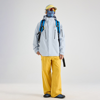 Ensemble de veste polaire détachable 3 en 1 pour la famille des oiseaux, thermosoudée, coupe-vent, imperméable, respirante, chaude, 100% polyester, pour l'extérieur