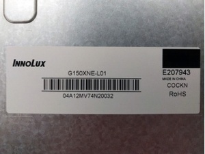 G150XNE-L01 INNOLUX Módulo de Pantalla LCD TFT de 15 Pulgadas 1024x768 LVDS 500cd Brillo 3H Revestimiento Aplicaciones Industriales y Automotrices - Product Image 4