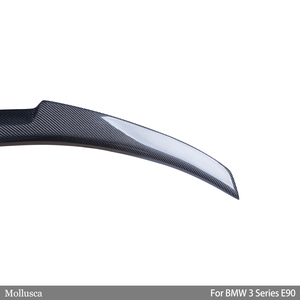 For 3 Series E90 4Door/E90 M3 M4 Style Carbon Fiber <b>Rear</b> <b>Spoiler</b> Trunk Wing 2004-2011 - Product Image 5