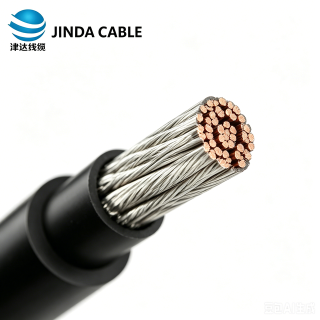High Quality 4mm Tinned Copper Halogen-Free PV Wire UV Ozone Resistant Flexible Solar Panel Installation Cable PV1-F Class 5