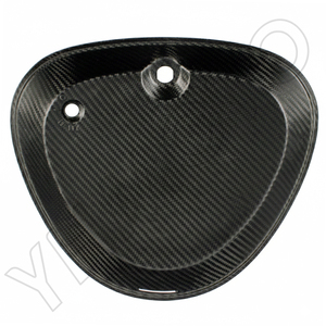 อะไหล่รถมอเตอร์ไซค์ Simson S50 S51 ฝาครอบข้างทรงเหลี่ยมคาร์บอนไฟเบอร์ 100% ลายรังผึ้ง ฝาครอบถังน้ำมัน ฝาครอบแบตเตอรี่ - Product Image 6