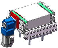 MAXSEN Fabricant Principaux modules de support Levage et transfert latéral pour convoyeur de palettes Convoyeur à chaîne double vitesse