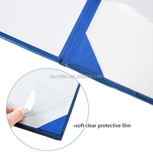 Giá rẻ A3 A4 Kích thước giấy chứng nhận tốt nghiệp đại học mịn da giả nhung thư mục giấy chứng nhận - Product Image 5