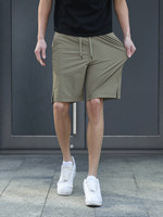 CALEMUR/Gloria Mu Short de sport pour homme en nylon et élasthanne, respirant, séchage rapide, taille mi-haute élastique, micro-élastique