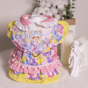 Dog Clothes Princess Dress <b>Pink</b> Bunny Lightweight Summer Small Dog <b>Teddy</b> Lolita Style - Product Image 1