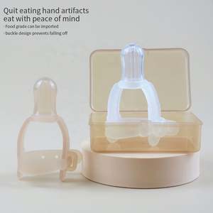 Juego de <span class=keywords><strong>chupete</strong></span> de silicona para bebé, pulsera para dedo, cepillo de dientes, <span class=keywords><strong>cadena</strong></span> para <span class=keywords><strong>chupete</strong></span>, 4 Uds. - Product Image 6