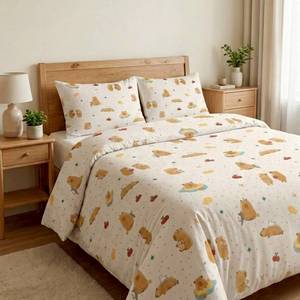TENCEL de Tamaño Personalizado ™   Funda de Edredón de Lyocell con Estampado de Capibara, Fabricante de Ropa de Cama Infantil OEM ODM - Product Image 4