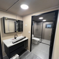 Maison conteneur préfabriquée moderne et extensible de 40/20 pieds, prête à l'emploi, 2, 3, 4 ou 5 chambres, villa préfabriquée, maison portable
