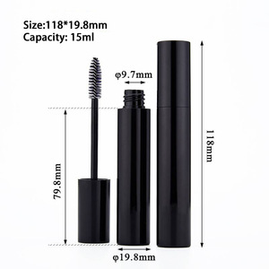 Tube de <span class=keywords><strong>mascara</strong></span> rond en plastique de grande capacité 15 ml, fabriqué en Chine, personnalisé, pour le conditionnement de flacons de démaquillant pour <span class=keywords><strong>mascara</strong></span> - Product Image 3