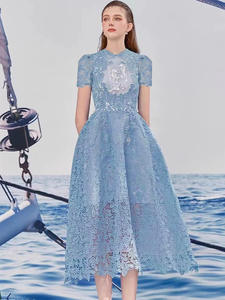 Betergirl <span class=keywords><strong>ชุด</strong></span><span class=keywords><strong>เด</strong></span><span class=keywords><strong>รส</strong></span>ลูกไม้<span class=keywords><strong>สี</strong></span><span class=keywords><strong>ฟ้า</strong></span>อ่อน - Product Image 2