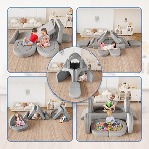 Coussins de canapé combinables pour enfants, forme géométrique, mousse éponge haute élasticité, blocs de construction ludiques, unisexe, pour grimpeurs d'intérieur - Product Image 5