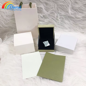 Juego de Cajas de Regalo de Joyería de Terciopelo con Cierre de Solapa, Diseño Personalizado de Lujo, Venta al Por Mayor de Fábrica, con Bolsa para Exhibición de Anillos - Product Image 4
