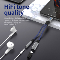 2 In 1 Audio Splitter USB C auf 3,5 Buchse Kopfhörer Audio kabel Typ C Audio adapter Für Samsung