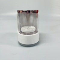 Nettoyeur et séchoir à brosse de maquillage automatique Nettoyeur de brosse à rotation automatique Laveur de brosse de maquillage à ultrasons pour un nettoyage en profondeur