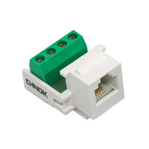 Cat3 <span class=keywords><strong>RJ11</strong></span> 4 broches <span class=keywords><strong>prise</strong></span> modulaire UTP sans outil <span class=keywords><strong>prise</strong></span> téléphonique à 90 degrés pour produits de télécommunication - Product Image 4