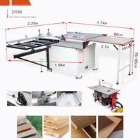Scie à panneaux pliante portable WOODPRO DY46 Mini, scie à bois pour découper le contreplaqué, machines de menuiserie bon marché