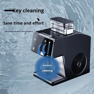 آلة صنع الثلج المنزلية الصغيرة متعددة الوظائف منخفضة الطاقة 180 واط، آلة ثلج محمولة تنتج الثلج على شكل ندف الثلج في 3 دقائق - Product Image 2