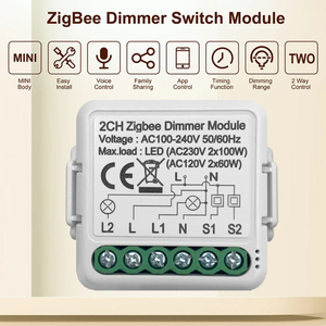 Modulo Interruttore Dimmer Smart Tuya WIFI ZigBee, Relè per Lampadine Dimmerabili, Supporta Controllo a 2 Vie, Compatibile con Alexa e Hey Google - Product Image 4