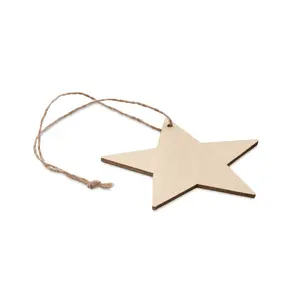 Decoración navideña de MDF con forma de estrella ESTY - Product Image 3