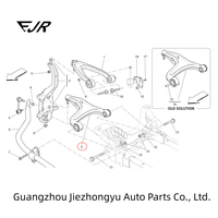 Bras de suspension inférieur avant gauche pour Ghibli Quattroporte 670007180 670107802 673007126 670006934 670107800 673007124
