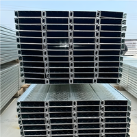 Plateforme de sol galvanisée sans ciment 250x40mm Q235 épaisseur 1.8mm pour atelier de machines, amovible, prix de gros