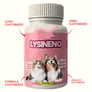 Complément alimentaire <span class=keywords><strong>en</strong></span> <span class=keywords><strong>poudre</strong></span> de <span class=keywords><strong>lysine</strong></span> de qualité supérieure <span class=keywords><strong>pour</strong></span> chiens et chats, stimulant du système immunitaire, soutien à la santé des articulations, 30g Pure Aid - Product Image 2