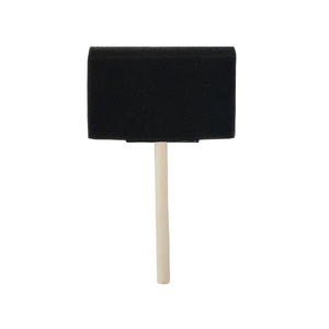 Lot de 4 pinceaux en mousse noire avec manche en <span class=keywords><strong>bois</strong></span>, <span class=keywords><strong>éponge</strong></span>s de 1, 2, 3 et 4 pouces, <span class=keywords><strong>l</strong></span>égers et durables, pour teintures, vernis et travaux manuels <span class=keywords><strong>sur</strong></span> grandes surfaces - Product Image 5