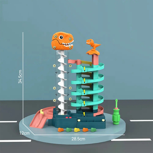 Ensemble de jouets pour enfants à faire semblant de jouer dans le <span class=keywords><strong>garage</strong></span> de stationnement de <span class=keywords><strong>voiture</strong></span> de <span class=keywords><strong>dinosaure</strong></span> à 5 étages - Product Image 4