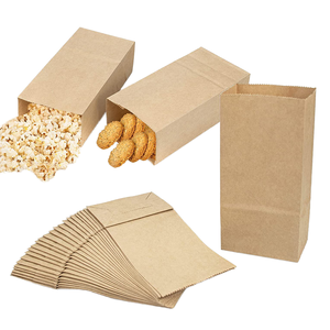 Bolsas de Papel Kraft Reciclado Ecológico para Comida para Llevar, Impresión Digital, para Restaurantes y Cafeterías - Product Image 1
