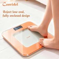 Balance numérique électronique 180 kg avec écran LCD, verre trempé anti-collision, résistante aux explosions, pour salle de bain et bureau