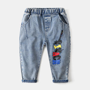 Fabrication de jeans tendance pour enfants, jeans en denim pour garçons, achat en gros personnalisé en provenance de Chine - Product Image 2