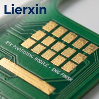 Lierxin ENIG BeiDou GPS double fréquence haute précision RTK GNSS Positionnement Rogers RO4003C 1oz PCB en cuivre 4 couches L1 L2 B1 B2