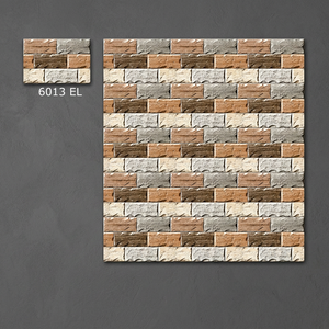 Precio más bajo Azulejos de pared esmaltados digitales de cerámica 25x37,5 cm Acabado mate 250x375 Diseño de elevación 10x15 Patrón en relieve - Product Image 5