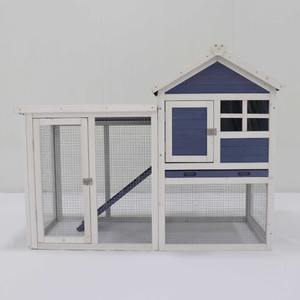 Cage à lapins en bois massif, abri extérieur résistant aux intempéries pour lapins, poulets, canards, pigeons, <span class=keywords><strong>enclos</strong></span> pour animaux de compagnie toutes saisons - Product Image 5
