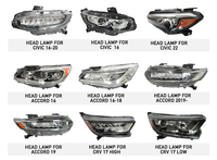 Lampe frontale de style de voiture pour Honda Civic Projecteur de phare 2016-2020 Civic X Dynamic Signal Drl Accessoires automobiles