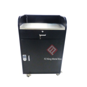 New Type Silver Hotel Service <strong>Valet</strong> Parking <strong>Podium</strong> Portable Hand Trolley Mobile <strong>Valet</strong> Parking <strong>Podium</strong> - Product Image 3