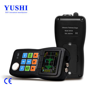 युशी UM-5 श्रृंखला अल्ट्रासोनिक मोटाई गेज लाइव ए और बी स्कैन और समायोज्य लाभ, गेट 0.5-508 मिमी माप रेंज - Product Image 1