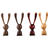 Grattoir nasal créatif en bois de rose, outil de massage Guasha en bois naturel pour le visage (type lapin), pour la santé, le bien-être, les voyages, le corps et les mains, cadeau, Chine