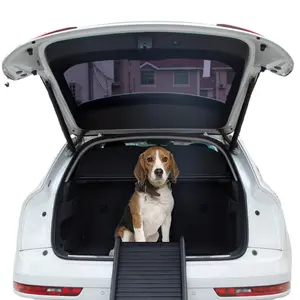 Pet Safe Happy Ride Folding Pet Ramp Portable Lightweight Dog and Cat Ramp, Great for Cars, Trucks and SUVs - Side Rails