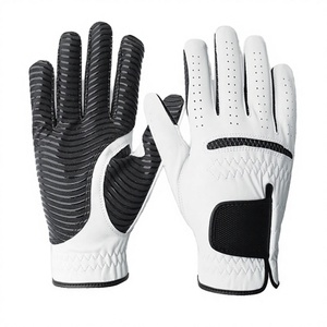 Wholesale Professional Cabretta Genuine Leather Golf <b>Gloves</b> Non-Slip Hook Loop Closure Custom Logo Right Hand for - Product Image 2