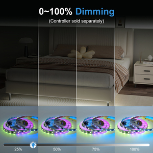 Esann แถบไฟแอลอี<span class=keywords><strong>ด</strong></span>ี WS2811<span class=keywords><strong>ไฟ</strong></span>ฟ้ากระแสตรง12โวลต์60 120แอลอีดีแยก<span class=keywords><strong>พ</strong></span>ิกเซล SMD 5050แถบไฟ LED <span class=keywords><strong>ด</strong></span>ิจิตอลอัจฉริยะ rgbic - Product Image 6