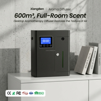 Diffuseur de parfum intelligent biphasique en métal pour hôtel et maison, capacité 160 ml, désodorisant et éliminateur d'odeurs pour intérieur