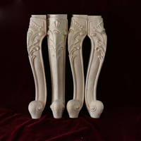 Pieds de table en bois massif de style Queen Anne/victorien, bon prix, pieds de meubles sculptés, salle à manger, cuisine, hôtel, salon, style européen