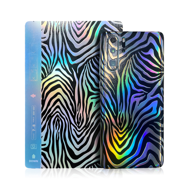 Sumashi Customized Dazzle Colorful Flashing Decoration 3d Mobile Phone Back Sheet Pe Skins Film Printer Sticker