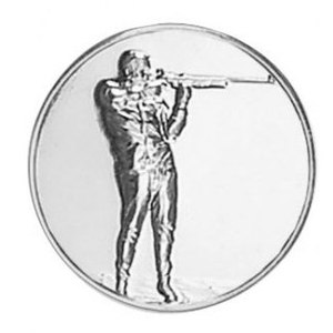 Piastra Souvenir 2D per gli sport di tiro dimensione della piastra 25mm - Product Image 1