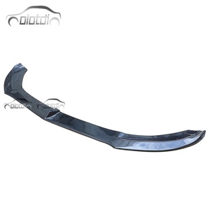 FD Style Car Front Bumper Lip Side <b>Splitter</b> Chin Spoiler Carbon Fiber for Mercedes Benz W205 C63 2015+ - Product Image 2