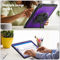 Étui de protection robuste et élégant pour tablette avec béquille pour Samsung Galaxy Tab A11 Plus 11 pouces, protection intégrale du corps