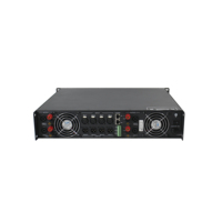 Amplificateur DSP 4-CH avec contrôle audio et réseau Dante pour salles de banquet, centres d'exposition et amplificateur audio d'hôtel