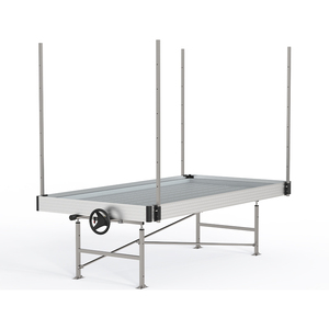 Sistema di panche mobili in metallo per serra <span class=keywords><strong>da</strong></span> <span class=keywords><strong>giardino</strong></span>, tavolo di coltivazione <span class=keywords><strong>con</strong></span> vassoi, design ecologico, facile <span class=keywords><strong>da</strong></span> montare, per uso agricolo - Product Image 4